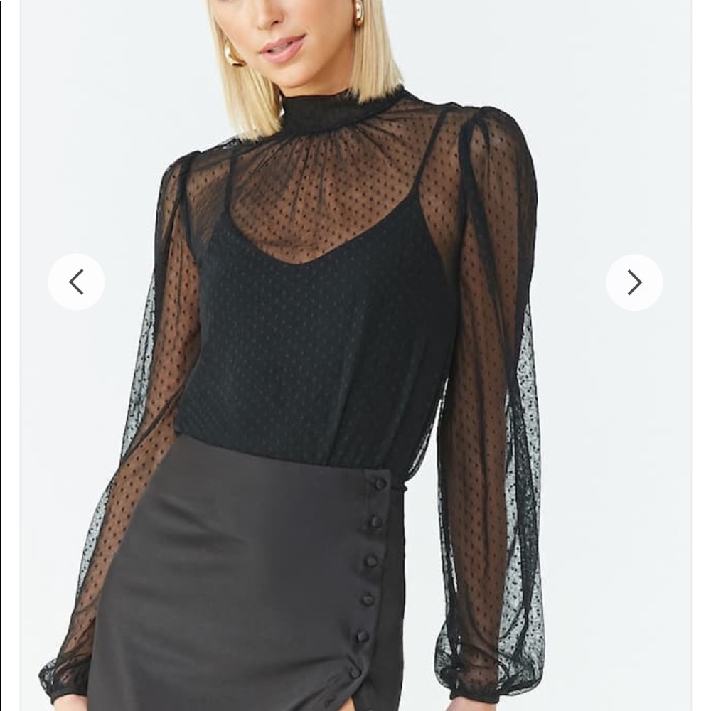 forever21 // mesh dot bodysuit